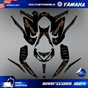 ヤマハ ラプター 700R グラフィックスキット 2013 2014 2015 2019 から 2023 デカールステッカー atv Yamaha Raptor 700R graphics kit 2013 2014 2015 2019 to 2023 decals stickers atv 【並行輸入品】