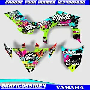 ヤマハ YFZ 450R グラフィックスキット 2009 2010 2011 2012 2013 デカールステッカー atv に適合 Fits Yamaha YFZ 450R Graphics kit 2009 2010 2011 2012 2013 Decals stickers atv 【並行輸入品】