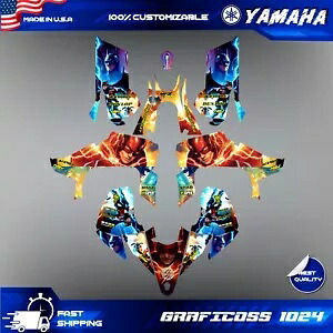 ヤマハ YFZ 450R 2014-2022 用グラフィックスキット ヤマハ YFZ450R に適合 Graphics Kit for YAMAHA YFZ 450R 2014-2022 Fits Yamaha YFZ450R 【並行輸入品】