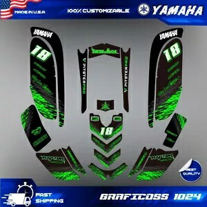 ヤマハ ラプター 660 660R フルグラフィック デカール ステッカー キット ATV YAMAHA RAPTOR 660 660R FULL GRAPHICS DECALS STICKERS KIT ATV 【並行輸入品】