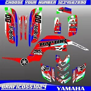 ヤマハ ラプター 660 660R フルグラフィック デカール ステッカー キット ATV YAMAHA RAPTOR 660 660R FULL GRAPHICS DECALS STICKERS KIT ATV 【並行輸入品】 55,055円