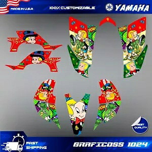 ヤマハ YFZ 450 カスタム グラフィックス キット (2003-2008) 2003-2012 キャブモデルに適応可能 Yamaha YFZ 450 Custom Graphics Kit (2003-2008) Adaptable to 2003-2012 Carb Model 【並行輸入品】