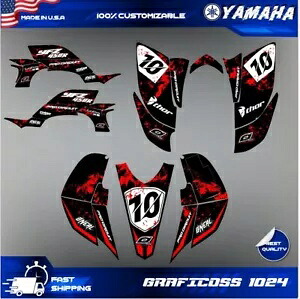 ヤマハ YFZ 450 2003 から 2008 ヤマハ YFZ450 YFZ450R グラフィックスキットデカール ATV Yamaha YFZ 450 2003 to 2008 Yamaha YFZ450 YFZ450R Graphics kit Decals ATV 【並行輸入品】