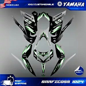 ヤマハ ラプター 700 700R グラフィックスキット 2013 2014 2017 から 2023 デカールステッカー atv Yamaha Raptor 700 700R graphics kit 2013 2014 2017 to 2023 decals stickers atv 【並行輸入品】