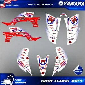 グラフィック 2003-2008 ヤマハ YFZ450 YFZ 450 ATV デカール ステッカー レッド Graphics for 2003-2008 Yamaha YFZ450 YFZ 450 ATV decals stickers Red 【並行輸入品】