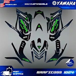 ヤマハ ラプター 700 700R グラフィックスキット 2006 2007 から 2012 デカールステッカー atv utv Yamaha Raptor 700 700R graphics kit 2006 2007 to 2012 decals stickers atv utv 【並行輸入品】
