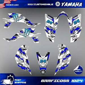 ヤマハ YFZ 450 カスタム グラフィックス キット (2003-2008) 2003-2012 キャブモデルに適応可能 Yamaha YFZ 450 Custom Graphics Kit (2003-2008) Adaptable to 2003-2012 Carb Model 【並行輸入品】