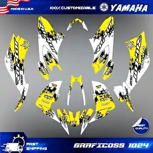 グラフィックキット ATV グラフィックデカールキット ヤマハ ラプター 125 全年式用 Graphic kit ATV Graphics Decals Kit For Yamaha raptor 125 all years 【並行輸入品】｜カスタムパーツ WORLD倉庫 56,760円