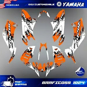 グラフィックキット ATV グラフィックデカールキット ヤマハ ラプター 125 全年式用 Graphic kit ATV Graphics Decals Kit For Yamaha raptor 125 all years 【並行輸入品】|カスタムパーツ WORLD倉庫