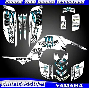 ヤマハ ラプター 660 660R フルグラフィック デカール ステッカー キット ATV Yamaha Raptor 660 660R FULL GRAPHICS DECALS STICKERS KIT ATV 【並行輸入品】 59,895円