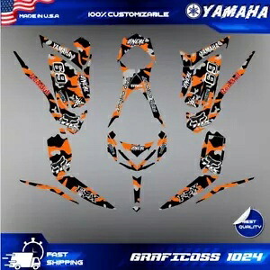 ヤマハ ラプター 700 700R グラフィックスキット 2013 2018 2020 から 2023 デカールステッカー atv Yamaha Raptor 700 700R graphics kit 2013 2018 2020 to 2023 decals stickers atv 【並行輸入品】