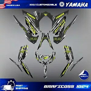 ヤマハ ラプター 700R グラフィックスキット 2013 2014 2015 2017 から 2023 デカールステッカー atv Yamaha Raptor 700R graphics kit 2013 2014 2015 2017 to 2023 decals stickers atv 【並行輸入品】