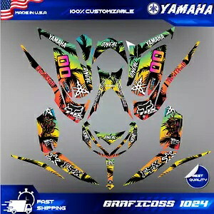 ヤマハ ラプター 700 700R グラフィックスキット 2013 2014 2017 から 2023 デカールステッカー atv Yamaha Raptor 700 700R graphics kit 2013 2014 2017 to 2023 decals stickers atv 【並行輸入品】