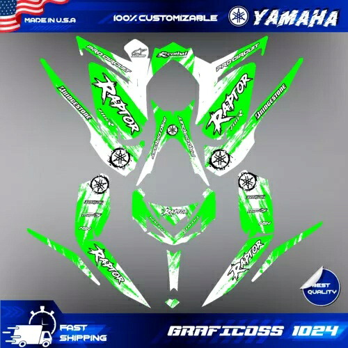 ヤマハ ラプター 700 700R グラフィックスキット 2013 2014 2017 から 2023 デカールステッカー atv yamaha Raptor 700 700R graphics kit 2013 2014 2017 to 2023 decals stickers atv 【並行輸入品】