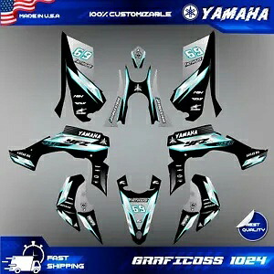 ヤマハ YFZ 450R 450X グラフィックスキット 2014 2016 2018 から 2023 デカールステッカー ATV UTV Yamaha YFZ 450R 450X Graphics kit 2014 2016 2018 to 2023 decals stickers ATV UTV 【並行輸入品】