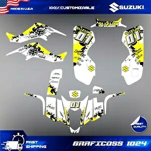スズキ LTZ400 ステッカー - グラフィック キット - ATV デカール LTZ400 (2003-2008) Suzuki LTZ400 Stickers - Graphics Kit - ATV Decals LTZ400 (2003-2008) 【並行輸入品】