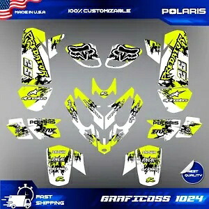 ポラリス プレデター 500 グラフィック デカール ステッカー フルキット ATV ラップ クワッド predator500 polaris predator 500 graphics decals stickers full kit atv wrap quad predator500 【並行輸入品】