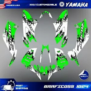 グラフィックキット ATV グラフィックデカールキット ヤマハ ラプター 125 全年式用 Graphic kit ATV Graphics Decals Kit For Yamaha raptor 125 all years 【並行輸入品】