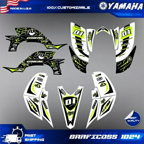 ヤマハ YFZ 450 グラフィックスキット 2003 2004 2005 2006 2007 2008 ステッカーデカールキット Yamaha YFZ 450 graphics kit 2003 2004 2005 2006 2007 2008 stickers decals kit 【並行輸入品】