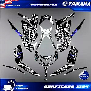 ヤマハ ラプター 700 700R グラフィックスキット 2013 2014 2017 から 2023 デカールステッカー atv Yamaha Raptor 700 700R graphics kit 2013 2014 2017 to 2023 decals stickers atv 【並行輸入品】
