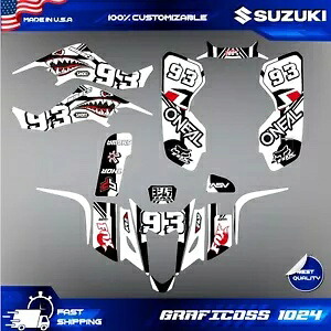 スズキ LTZ 400 ラップグラフィックステッカーキットデカールクワッド 2003 から 2008 ltz400 kfx400 suzuki LTZ 400 wrap graphics stickers kit decals quad 2003 to 2008 ltz400 kfx400 【並行輸入品】