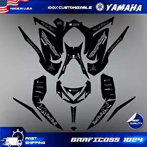 ヤマハ ラプター 700 700R グラフィックスキット 2013 2014 2017 から 2023 デカールステッカー atv Yamaha Raptor 700 700R graphics kit 2013 2014 2017 to 2023 decals stickers atv 【並行輸入品】