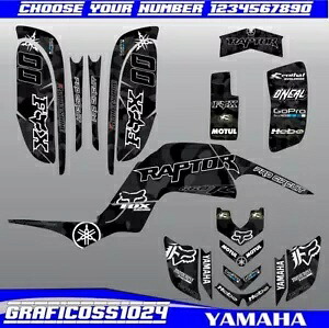 ヤマハ ラプター 660 660R フルグラフィック デカール ステッカー キット ATV Yamaha Raptor 660 660R Full Graphics Decals Stickers Kit Atv 【並行輸入品】