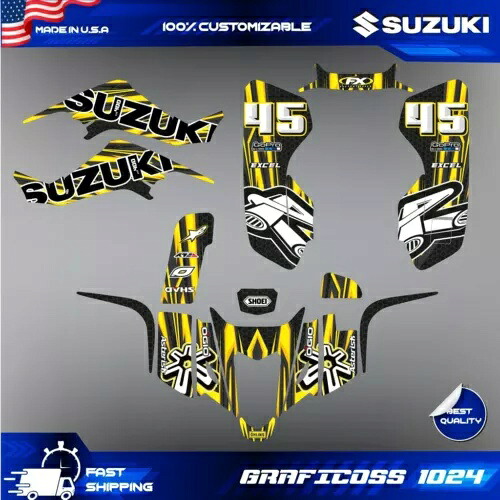 スズキ LTZ400 ステッカー - グラフィック キット - ATV デカール LTZ400 (2003-2008) Suzuki LTZ400 Stickers - Graphics Kit - ATV Decals LTZ400 (2003-2008) 【並行輸入品】