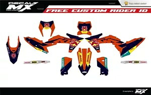 KTM EXC EXC-F XC-W XCF-W 2024 / KTM-SX-XC-SXF-XCF-2023-2024 グラフィックキットに適合 Fits KTM EXC EXC-F XC-W XCF-W 2024 / KTM-SX-XC-SXF-XCF-2023-2024 graphic kit 【並行輸入品】