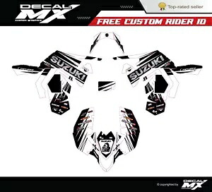 スズキ LTR450R グラフィックキット デカール ステッカー LTR 450r 全年式レーシング 厚いに適合します。 Fits Suzuki LTR450R GRAPHIC KIT decals stickers LTR 450r all years racing thick 【並行輸入品】