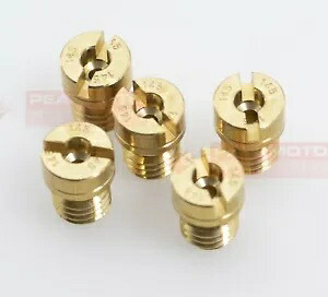 Keyster #145 サイズ ラウンド メインジェット ケーヒンスタイル 99101-393 N424-36 5 個パック Keyster #145 Size Round Main Jet For Keihin Style 99101-393 N424-36 Pack of 5 【並行輸入品】