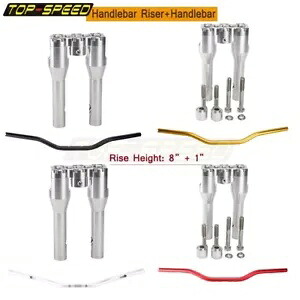 クラブスタイルハンドルバー ストレートライザー 1インチ ハンドルバー付き ハーレーストリートボブFXRに適合 Club Style Handlebar Straight Riser 1\
