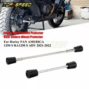 フロントリアアクスルプロテクターフォークホイールスライダーハーレーパンアメリカ 1250 PA1250 S Front Rear Axle Protector Fork Wheel Slider For Harley PAN AMERICA 1250 PA1250 S 【並行輸入品】