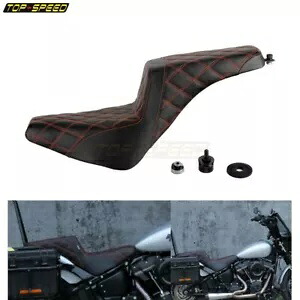 ツーアップ ライダー 助手席サドル ソフテイル FXBB FXST デラックス FLDE 107 FLHC 用 Two-Up Rider Passenger Seat Saddle For Softail FXBB FXST Deluxe FLDE 107 FLHC 【並行輸入品】