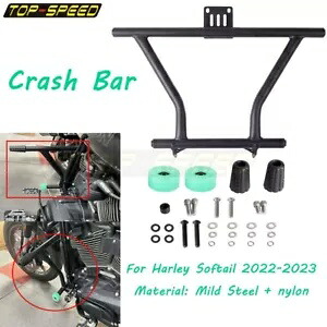 2ステップクラッシュバーエンジンガード ハーレーソフテイルローライダーST 117 FXLRST 22-23用 2-Step Crash Bar Engine Guard For Harley Softail Low Rider ST 117 FXLRST 22-23 【並行輸入品】｜カスタムパーツ WORLD倉庫