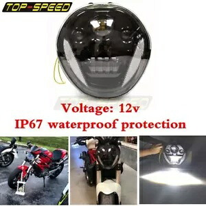 12V LED ヘッドライトランププロジェクター Ducati モンスター 821 1200 1200S 1200R 14-17 12V LED Headlight Lamp Projector For Ducati Monster 821 1200 1200S 1200R 14-17 【並行輸入品】|カスタムパーツ WORLD倉庫