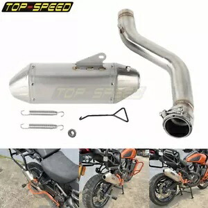 ステンレス鋼排気マフラーシステムスリップオンパンアメリカ 1250 CVO 2021+ Stainless Steel Exhaust Muffler System Slip-On For Pan America 1250 CVO 2021+ 【並行輸入品】