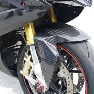 S1000RR 2009 - 2018 リアルカーボンファイバーフロントフェンダー S1000R 2014-2020 マッドガード For S1000RR 2009 - 2018 Real Carbon Fiber Front Fender S1000R 2014-2020 Mudguard 【並行輸入品】