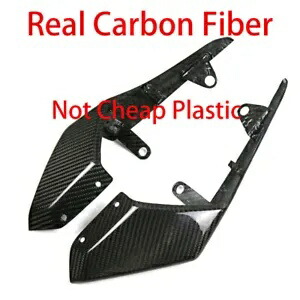 FZ-07 MT-07 2018-2023 カーボンファイバーリアサイドテールシートフェアリングカウルカバー For FZ-07 MT-07 2018-2023 Carbon Fiber Rear Side Tail Seat Fairing Cowl Cover 【並行輸入品】