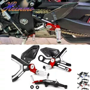 2019 - 2024 S1000RR M1000RR カーボンファイバーリアセットフットレストフットペグフットレスト For 2019 - 2024 S1000RR M1000RR Carbon Fiber Rearset Footrest Foot Peg Footrests 【並行輸入品】｜カスタムパーツ WORLD倉庫
