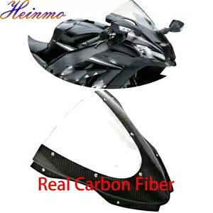 2016 - 2020 Ninj ZX10R ZX-10R カーボンファイバーオートバイフロントガラスフロントガラス For 2016 - 2020 Ninj ZX10R ZX-10R Carbon Fiber Motorcycle Windscreen Windshield 【並行輸入品】
