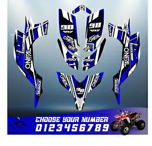 グラフィックキットヤマハ YFZ 450-2003 2004 2005 2006 2007 2008 ステッカーデカールキット Graphics kit Yamaha YFZ 450 - 2003 2004 2005 2006 2007 2008 stickers decals kit 【並行輸入品】