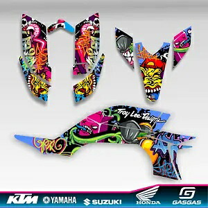 ヤマハ YFZ 450 グラフィックスキット 2003 2004 2005 2006 2007 2008 ステッカーデカールキット Yamaha YFZ 450 graphics kit 2003 2004 2005 2006 2007 2008 stickers decals kit 【並行輸入品】