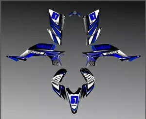 ヤマハ YFZ 450 グラフィックスキット 2003 2004 2005 2006 2007 2008 ステッカーデカールキット Yamaha YFZ 450 graphics kit 2003 2004 2005 2006 2007 2008 stickers decals kit 【並行輸入品】
