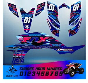 ヤマハ YFZ 450 グラフィックスキット 2003 2004 2005 2006 2007 2008 ステッカーデカールキット Yamaha YFZ 450 graphics kit 2003 2004 2005 2006 2007 2008 stickers decals kit 【並行輸入品】｜カスタムパーツ WORLD倉庫