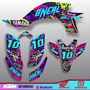 ヤマハ YFZ 450 グラフィックスキット 2003 2004 2005 2006 2007 2008 ステッカーデカールキット Yamaha YFZ 450 graphics kit 2003 2004 2005 2006 2007 2008 stickers decals kit 【並行輸入品】