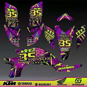 ヤマハ YFZ 450 グラフィックスキット 2003 2004 2005 2006 2007 2008 ステッカーデカールキット Yamaha YFZ 450 graphics kit 2003 2004 2005 2006 2007 2008 stickers decals kit 【並行輸入品】