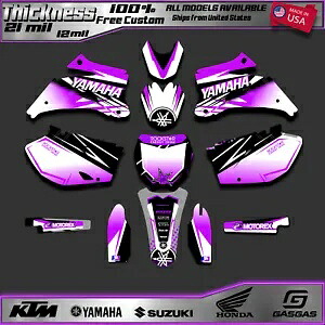 ヤマハ YZF 250/450 カスタム バイオレット グラフィックス キット - Rockstar Design Yamaha YZF 250/450 Custom Violet Graphics Kit - Rockstar Design 【並行輸入品】