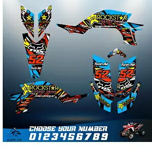 ヤマハ YFZ 450 グラフィックスキット 2003 2004 2005 2006 2007 2008 ステッカーデカールキット Yamaha YFZ 450 graphics kit 2003 2004 2005 2006 2007 2008 stickers decals kit 【並行輸入品】