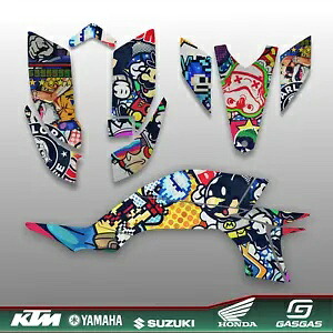 ヤマハ YFZ 450 グラフィックスキット 2003 2004 2005 2006 2007 2008 ステッカーデカールキット Yamaha YFZ 450 graphics kit 2003 2004 2005 2006 2007 2008 stickers decals kit 【並行輸入品】 55,660円